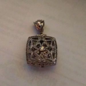 Sterling silver aromatherapy locket